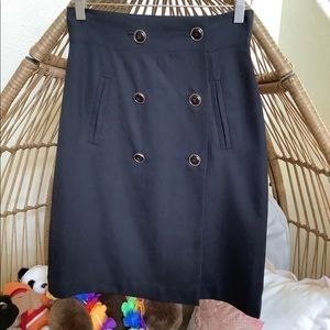 A Banana Republic 100% wool wrap skirt